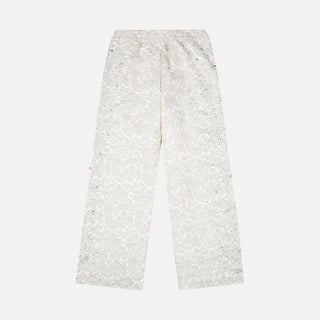 CASHEW BLOSSOM PEARL SWEATPANT - WHITE