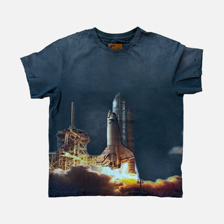 ROCKET TEE - FADED BLACK