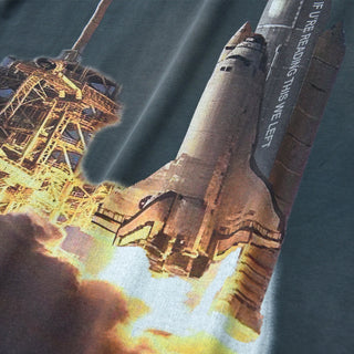 ROCKET TEE - FADED BLACK