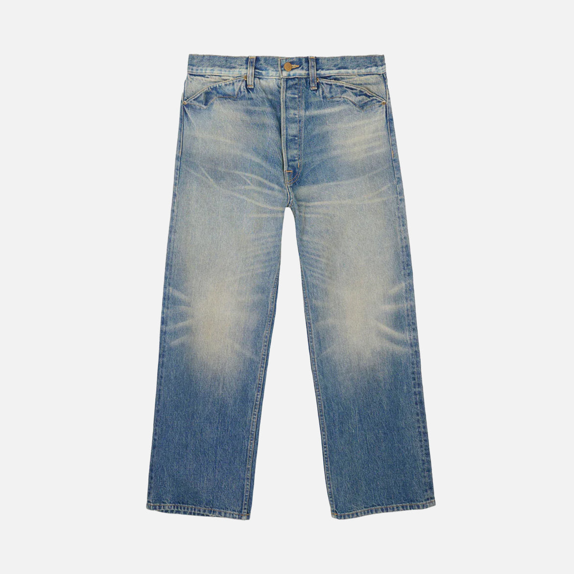 TYPE 00 15OZ SELVEDGE DENIM PANT - WASHED INDIGO