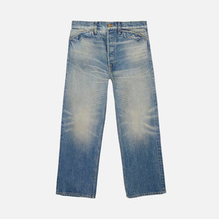 TYPE 00 15OZ SELVEDGE DENIM PANT - WASHED INDIGO