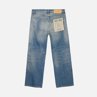 TYPE 00 15OZ SELVEDGE DENIM PANT - WASHED INDIGO