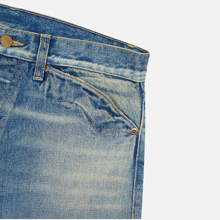 TYPE 00 15OZ SELVEDGE DENIM PANT - WASHED INDIGO