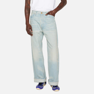 TYPE 00 15OZ SELVEDGE DENIM PANT - LIGHT WASH INDIGO