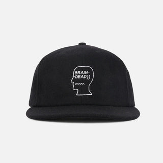 FLANNEL CLASSIC LOGOHEAD 6 PANEL - BLACK