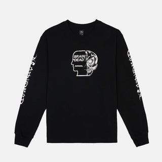 SKULL MECH LONG SLEEVE - BLACK
