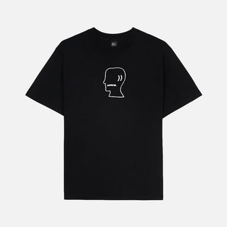 BRAIN DEAD LOGO HEAD T-SHIRT - BLACK