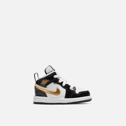 AIR JORDAN 1 MID SE (TD) "BLACK / GOLD"