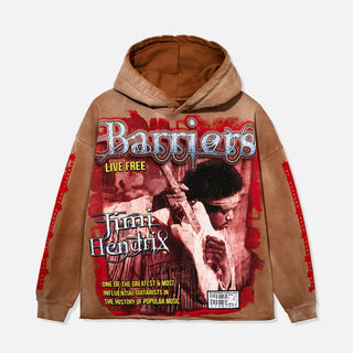 VOODOO CHILD HOODIE - BROWN