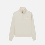 MADE IN USA QUARTER ZIP PULLOVER - MACADAMIA NUT