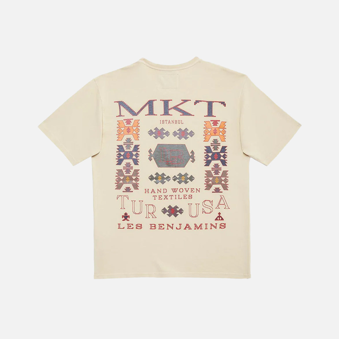 TEXTILES TEE PRINTED - CREAM