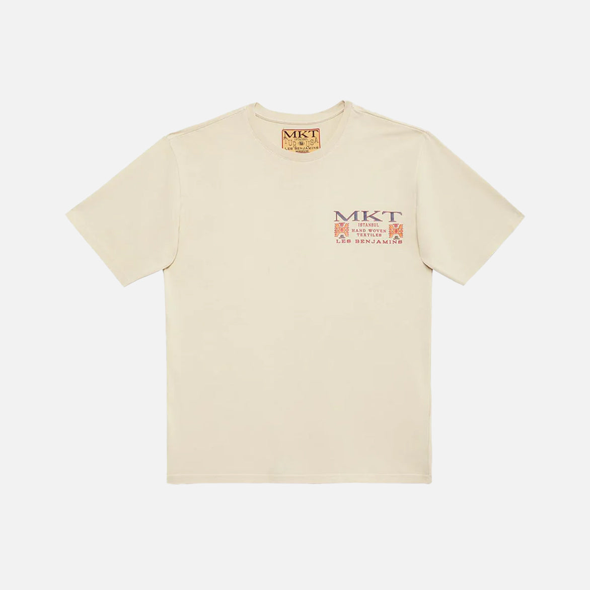 TEXTILES TEE PRINTED - CREAM