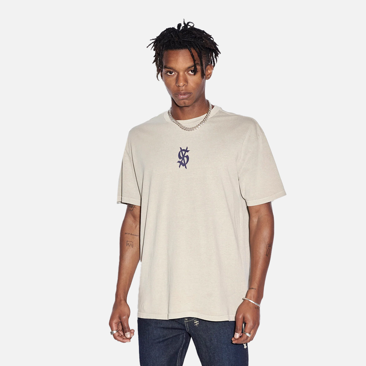 DOLLAGRAM BIGGIE SS TEE TERRA - KHAKI