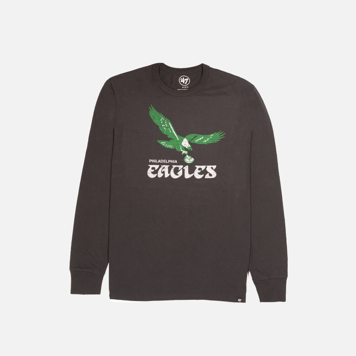 PHILADELPHIA EAGLES HISTORIC L/S TEE - FLINT BLACK