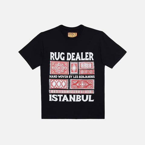 RUG DEALER LABEL GSM TEE - BLACK