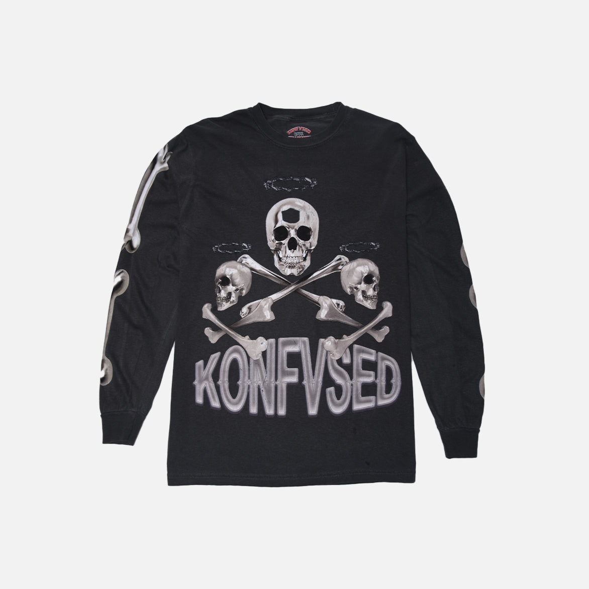 KONFVSEDROSE FOR LAPSTONE "MISFIT" LONGSLEEVE - PEPPER