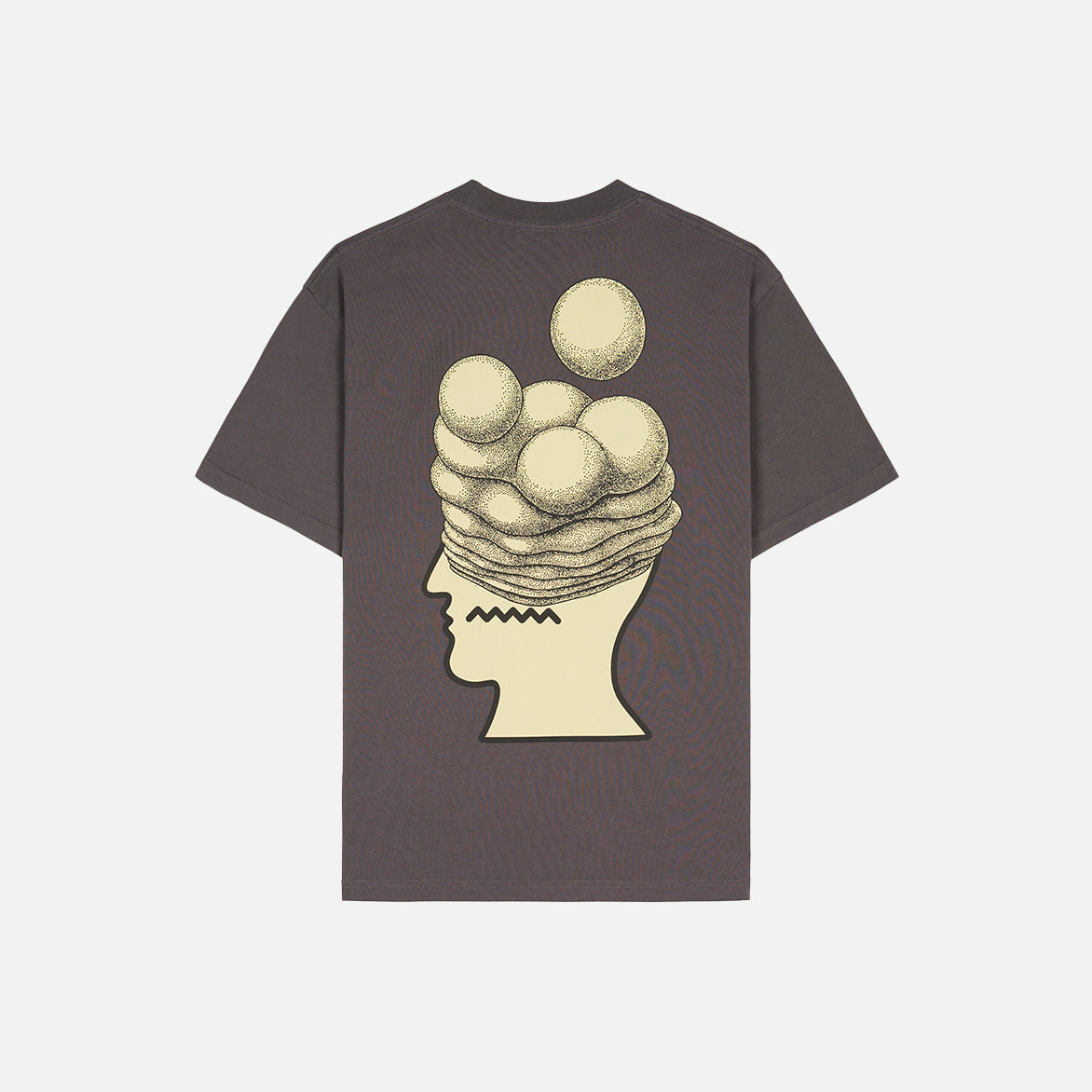 BRAIN GROWTH T-SHIRT - CONCRETE