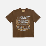 REPAIR SHOP TEE PRINTED ART - CHOCOLATE