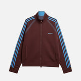 WALES BONNER X ADIDAS KNIT TRACK JACKET - MYSTERY BROWN