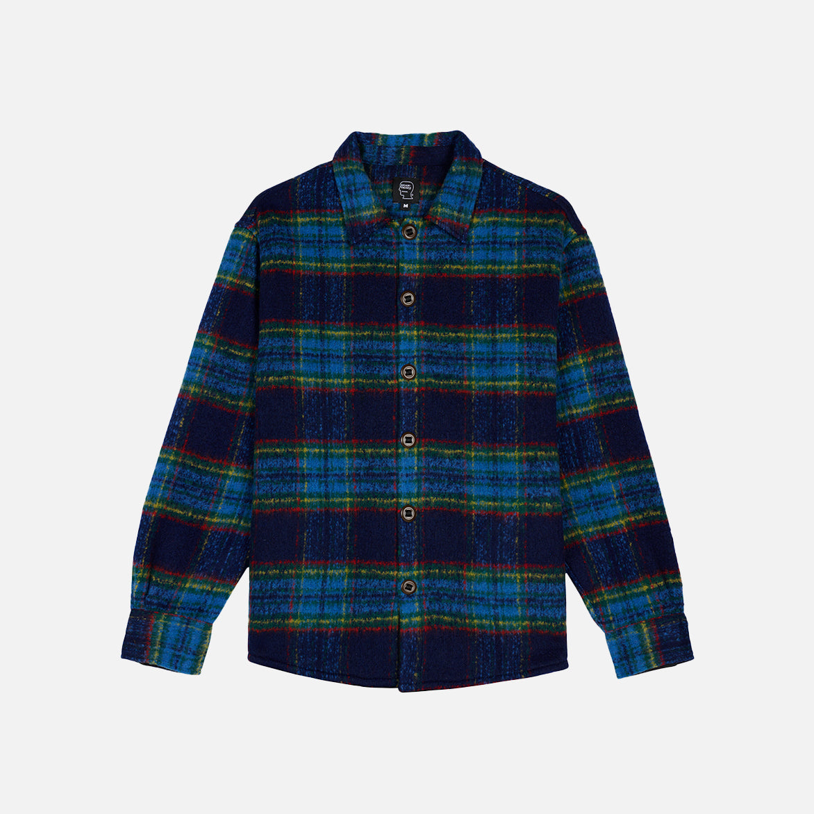 BRUSHED RANCHER FLANNEL SHIRT JACKET - BLACK