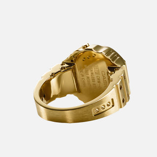 GOLD CASIO RING WATCH CRW001G-9