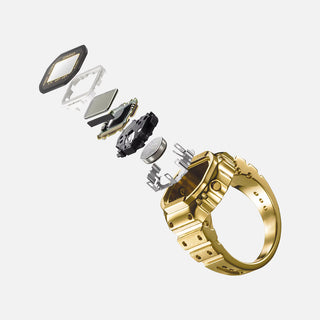 GOLD CASIO RING WATCH CRW001G-9