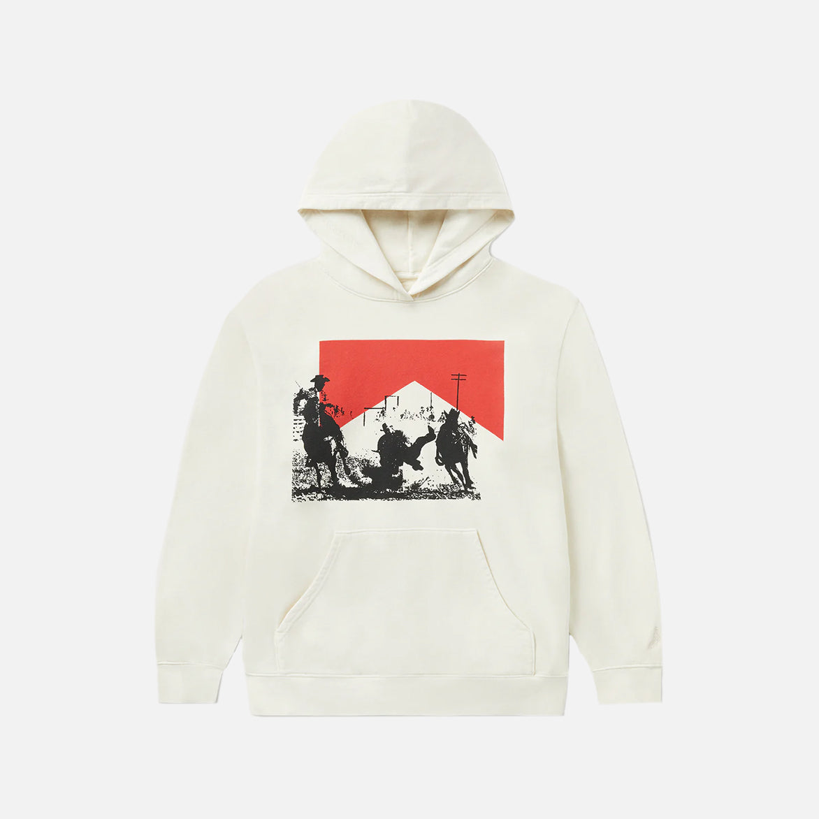 CATHEDRAL OF DUST HOODED SWEATSHIRT - BONE