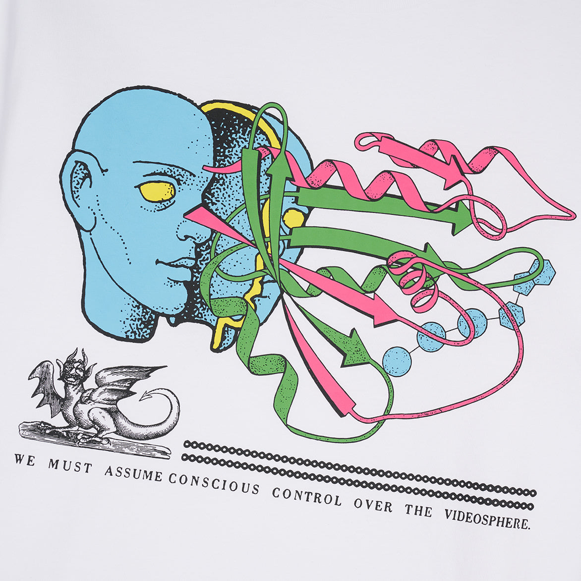 CONSCIOUS CONTROL LS T-SHIRT - WHITE