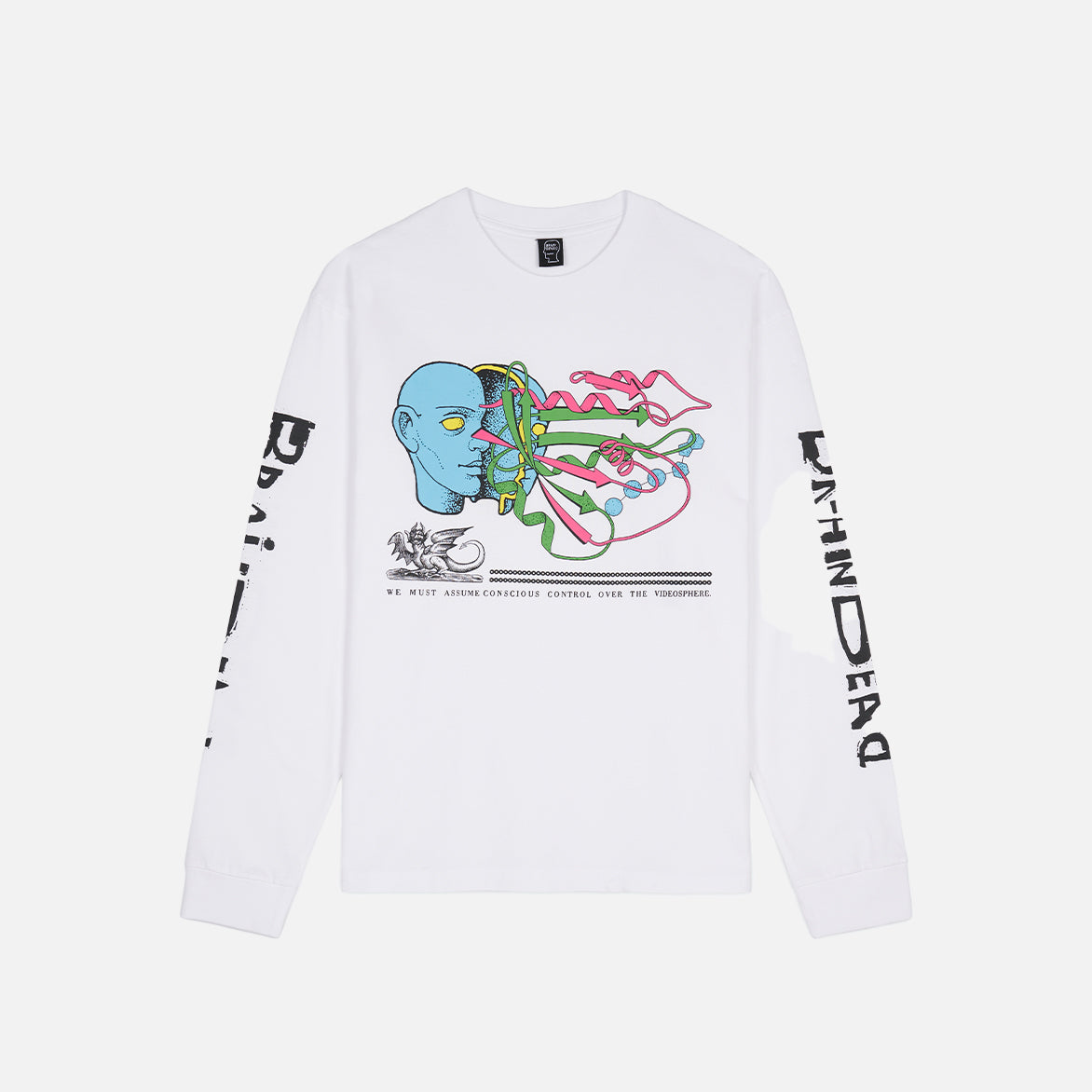 CONSCIOUS CONTROL LS T-SHIRT - WHITE