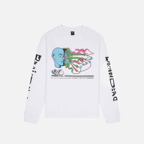 CONSCIOUS CONTROL LS T-SHIRT - WHITE