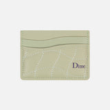 QUILTED CARDHOLDER - SAGE