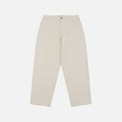 CLASSIC BAGGY CORDUROY PANTS - CREAM