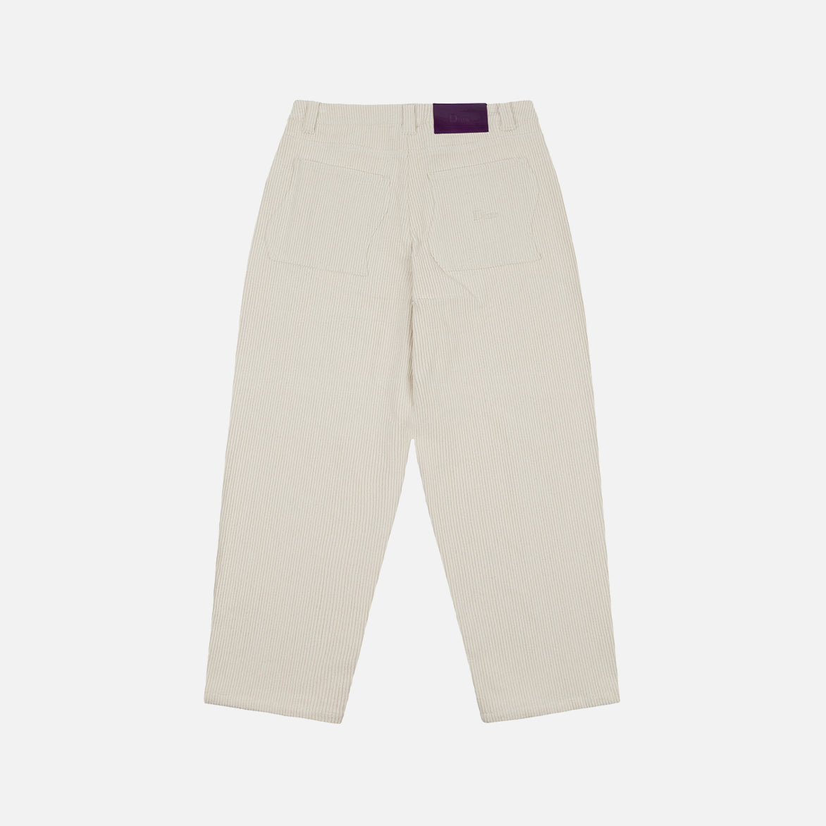 CLASSIC BAGGY CORDUROY PANTS - CREAM