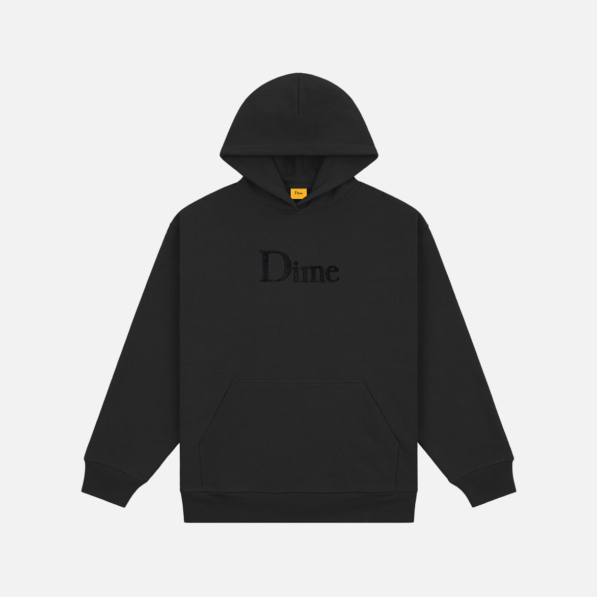 CLASSIC CHENILLE LOGO HOODIE - BLACK