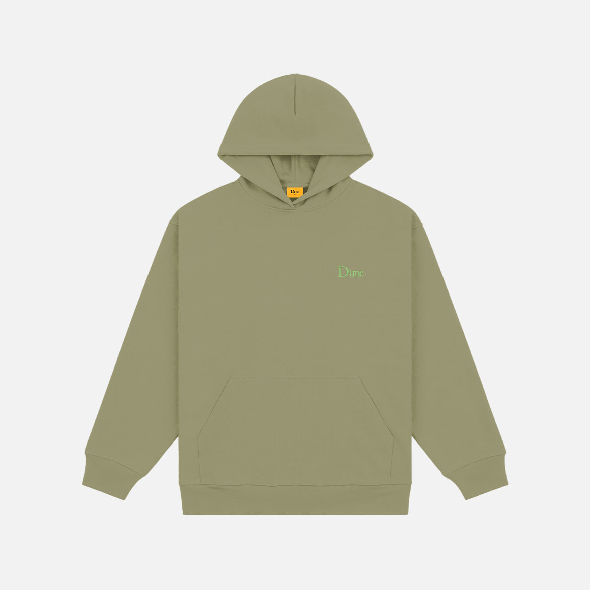 CLASSIC SMALL LOGO HOODIE - ARMY GREEN