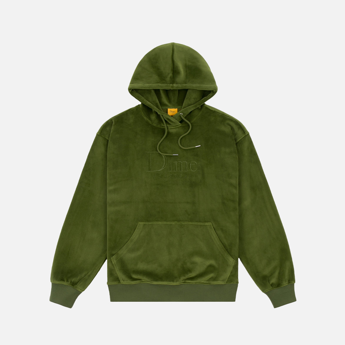 CLASSIC VELOUR HOODIE - GREEN