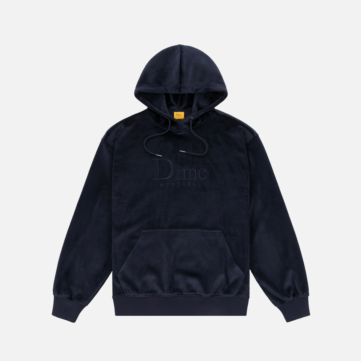 CLASSIC VELOUR HOODIE - NAVY