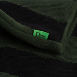 SPIRAL SKULLCAP BEANIE - BOTTLE GREEN