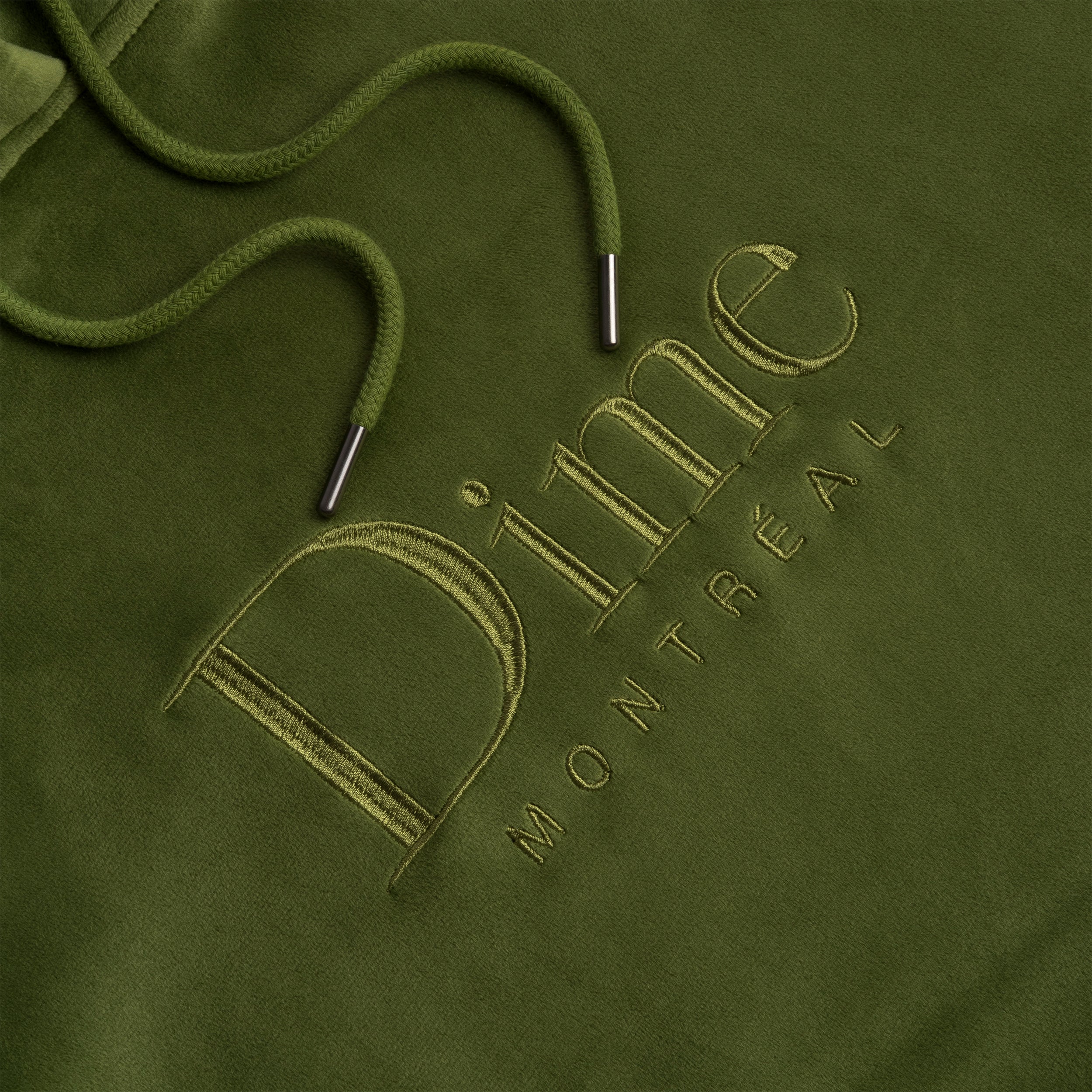 CLASSIC VELOUR HOODIE - GREEN