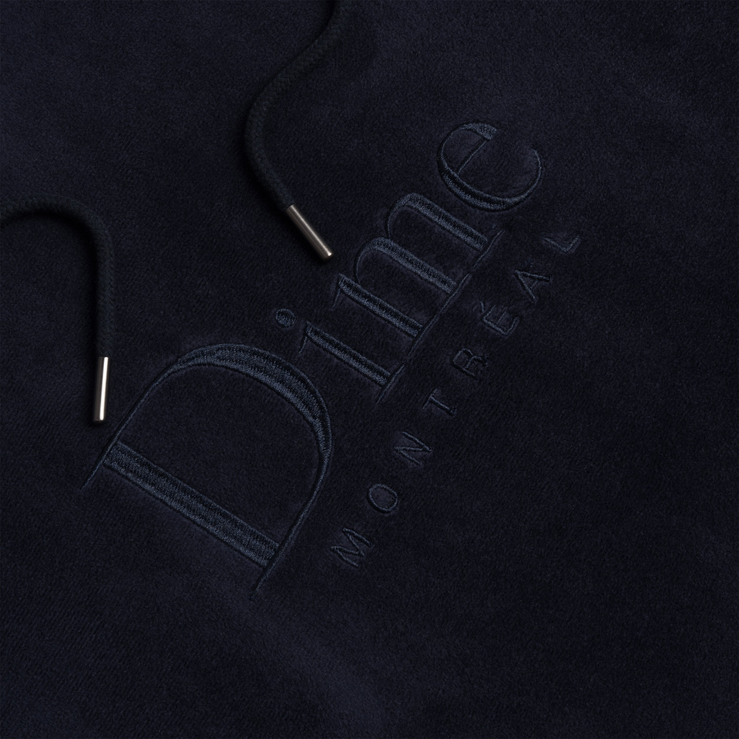 CLASSIC VELOUR HOODIE - NAVY