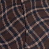 PLAID FLEECE SHIRT - ESPRESSO