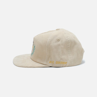 LAPSTONE X USMNT CORDUROY SNAPBACK - CREAM