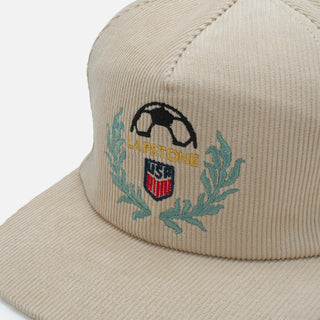 LAPSTONE X USMNT CORDUROY SNAPBACK - CREAM