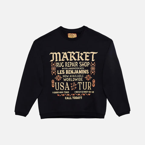 REPAIR SHOP CREWNECK - BLACK