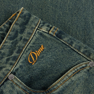 BAGGY DENIM PANTS - SANDBLASTED PINE