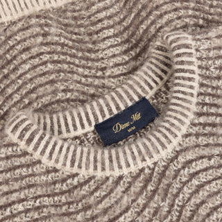 MOHAIR WAVE KNIT - CAMEL