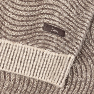 MOHAIR WAVE KNIT - CAMEL