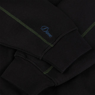 COURT ZIP HOODIE - BLACK / MULTI