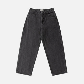 BAGGY DENIM PANTS - KNOWMATIC BLACK