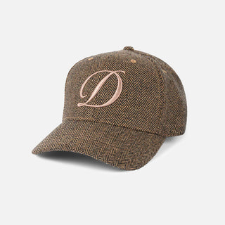 D FULL FIT CAP - HERRINGBONE OAK